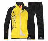 New Men's Set Spring Autumn Men Sportswear 2 Piece Sport Suit Jacket+Pant Sweatsuit Men Clothing basketball Tracksuit Set