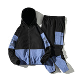 Men's Tracksuit Man Two Piece Set Sweatsuit Polyester Overalls Leisure Suit Hooded Jackets And Hip Hop Harlan Pants