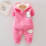 Baby Boys Girls Christmas Autumn Warm WaistCoat + Sweatshirt + Pants 3Pcs Infant Kids Children Sports Suit Toddler Clothes W168