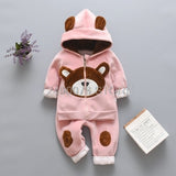 Baby Boys Girls Christmas Autumn Warm WaistCoat + Sweatshirt + Pants 3Pcs Infant Kids Children Sports Suit Toddler Clothes W168