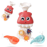 1pcs Swimming Water Toys Summer Water Play Game Baby Bath Toys Bathroom Faucet Shower Electric Water Spray Toys For Children