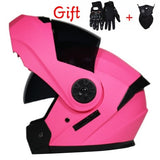 New Flip Up Motorcycle Helmet Motorbike Modular Dual Lens Motocross Moto Helmet Crash Full Face Helmets Casco Moto Casque