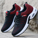 Vulcanized Shoes Male Sneakers Fashion Summer Air Mesh Breathable Wedges Sneakers For Men Plus Size erf56