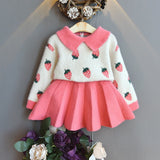 Girls Winter Clothes Set Long Sleeve Sweater Shirt and Skirt 2 Pcs Clothing Suit Spring Outfits for Kids Girl's Clothes