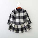 Girls Winter Clothes Set Long Sleeve Sweater Shirt and Skirt 2 Pcs Clothing Suit Spring Outfits for Kids Girl's Clothes