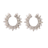 Trendy Pearl Clip on Earrings Earcuffs for Women Gold Color C Shaped Stackable CZ Ear Cuff No Pierced Party Wedding Jewelry 2020