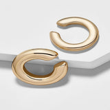 Trendy Pearl Clip on Earrings Earcuffs for Women Gold Color C Shaped Stackable CZ Ear Cuff No Pierced Party Wedding Jewelry 2020