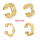 Trendy Pearl Clip on Earrings Earcuffs for Women Gold Color C Shaped Stackable CZ Ear Cuff No Pierced Party Wedding Jewelry 2020