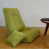 Folding sofa chair tatami lazy sofa floor chair computer reading back soft seat bed with pillow Lounger Seat Pouf Japanese style - shopwishi 