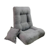 Folding sofa chair tatami lazy sofa floor chair computer reading back soft seat bed with pillow Lounger Seat Pouf Japanese style - shopwishi 