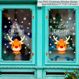 Merry Christmas Wall Stickers Window Glass Stickers Christmas Decorations For Home 2020 Christmas Ornaments Xmas New Year 2021