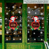 Merry Christmas Wall Stickers Window Glass Stickers Christmas Decorations For Home 2020 Christmas Ornaments Xmas New Year 2021