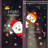 Merry Christmas Wall Stickers Window Glass Stickers Christmas Decorations For Home 2020 Christmas Ornaments Xmas New Year 2021