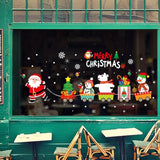 Merry Christmas Wall Stickers Window Glass Stickers Christmas Decorations For Home 2020 Christmas Ornaments Xmas New Year 2021