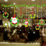 Merry Christmas Wall Stickers Window Glass Stickers Christmas Decorations For Home 2020 Christmas Ornaments Xmas New Year 2021