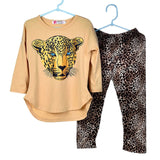 Toddler Girls Clothes Kids Autumn Winter T Shirt Pants Christmas Clothes Girls Printed Outfits Sport Suit Children Clothing set