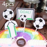 5 pcs Paper glitter basketball Cake Toppers Basketball player cake dessert Adorn card Flags Decor Cake Baking DIY Party Supplies