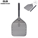 New Pizza Peel Aluminum Pizza Shovel With Long Handle Custom Pizza Paddle Factory Pastry Baking Accessories