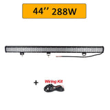 Auxtings 12'' 22'' 20inch 12V 24V offroad led light bar Spot Flood Combo 20'' 126W led Work Light for Jeep Car 4WD Truck SUV ATV