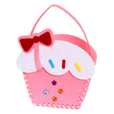 Non-Woven Fabric DIY Handbag Children Craft Toy Mini Bag Non-woven Cloth Colorful Handmade Bag Cartoon Animal Children Handbags