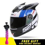 Motorcycle Helmet Women Moto Helmet Moto Ear Helmet Personality Full Face Motor Helmet