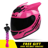 Motorcycle Helmet Women Moto Helmet Moto Ear Helmet Personality Full Face Motor Helmet