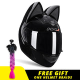 Motorcycle Helmet Women Moto Helmet Moto Ear Helmet Personality Full Face Motor Helmet