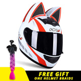 Motorcycle Helmet Women Moto Helmet Moto Ear Helmet Personality Full Face Motor Helmet
