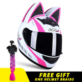 Motorcycle Helmet Women Moto Helmet Moto Ear Helmet Personality Full Face Motor Helmet