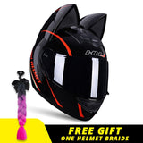 Motorcycle Helmet Women Moto Helmet Moto Ear Helmet Personality Full Face Motor Helmet