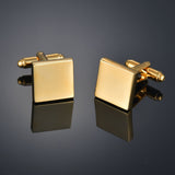 French shirt cufflink for mens Brand designer Cuffs link Button male Gold High Quality Luxury Wedding