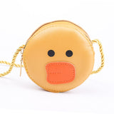 HAWSON Cute Child PU leather Shoulders Bags Multi-color Cartoon Animal Crossbody bags for Kids Wallets Pouch Bags