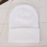 Beanie Winter for Women Men Boys Girls Crochet Skullies Hat Solid Color Unisex Autumn Knitted Beanies Cap Wild Accessories