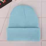 Beanie Winter for Women Men Boys Girls Crochet Skullies Hat Solid Color Unisex Autumn Knitted Beanies Cap Wild Accessories