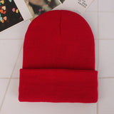 Beanie Winter for Women Men Boys Girls Crochet Skullies Hat Solid Color Unisex Autumn Knitted Beanies Cap Wild Accessories