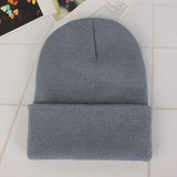 Beanie Winter for Women Men Boys Girls Crochet Skullies Hat Solid Color Unisex Autumn Knitted Beanies Cap Wild Accessories