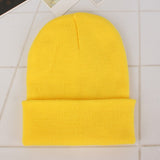 Beanie Winter for Women Men Boys Girls Crochet Skullies Hat Solid Color Unisex Autumn Knitted Beanies Cap Wild Accessories