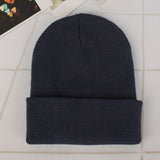 Beanie Winter for Women Men Boys Girls Crochet Skullies Hat Solid Color Unisex Autumn Knitted Beanies Cap Wild Accessories