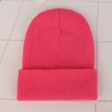 Beanie Winter for Women Men Boys Girls Crochet Skullies Hat Solid Color Unisex Autumn Knitted Beanies Cap Wild Accessories