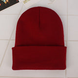 Beanie Winter for Women Men Boys Girls Crochet Skullies Hat Solid Color Unisex Autumn Knitted Beanies Cap Wild Accessories