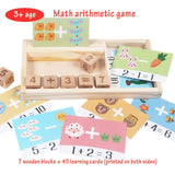 Montessori Toys For Kids English Spell Words Math Arithmetic Early Learning Educational Toys For Children Wooden Montessori Game