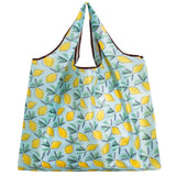 Big Thick Polyester Nylon Tote ECO Bag - Reusable & Portable Women's Foldable Shopping Bag