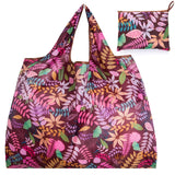 Big Thick Polyester Nylon Tote ECO Bag - Reusable & Portable Women's Foldable Shopping Bag