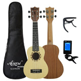 Aiersi full pack 21 inch ukelele mahogany Soprano gecko ukulele guitar musical gifts instrument 4 string Hawaiian mini guitarra