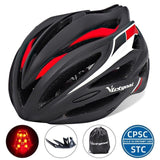 VICTGOAL Bike Helmet for Men Women LED Light Ultralight Bicycle Helmets Visor CPSC Certificate Mountain Road Cycling MTB Helmet