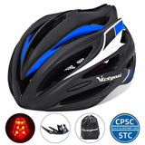 VICTGOAL Bike Helmet for Men Women LED Light Ultralight Bicycle Helmets Visor CPSC Certificate Mountain Road Cycling MTB Helmet
