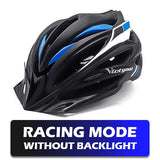 VICTGOAL Bike Helmet for Men Women LED Light Ultralight Bicycle Helmets Visor CPSC Certificate Mountain Road Cycling MTB Helmet