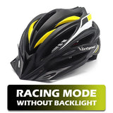 VICTGOAL Bike Helmet for Men Women LED Light Ultralight Bicycle Helmets Visor CPSC Certificate Mountain Road Cycling MTB Helmet