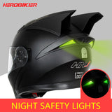 HEROBIKER Motorcycle Helmet Motorbike Modular Dual Lens Helmet Motorcycle Motocross Crash Full Face Helmets Casco Moto Casque#