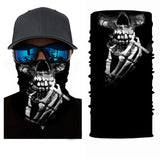 Movie Joker Skull Bandana Men Neck Gaiter Magic Scarf Seamless Balaclava Tube Scarf Collar Motorcycle Bandana Scarf Face Shield